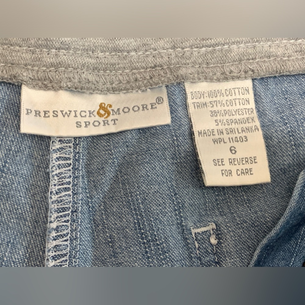 PRESWICK & MOORE SPORT 2 PC CHAMBRAY SET - SZ SMALL - Picture 12 of 13